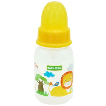 Бутылочка Baby Team силиконовая с соской 125мл - купить, цены на Auchan - фото 2