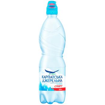 Вода негазована Карпатська Джерельна мінеральна спорт 0,5л - купити, ціни на Grono - фото 2