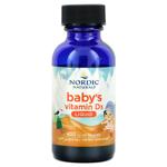 Вітамін D3 для дітей, Baby's Vitamin D3, Nordic Naturals, рідкий, 10 мкг (400 МО), 22,5 мл