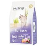 Profine Dry Food with Chicken and Rice for Sterilized Cats 10kg