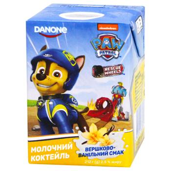 Danone Paw Patrol Cream and Vanilla Flavored Milk Cocktail 2.5% 212g - buy, prices for Torba - photo 2