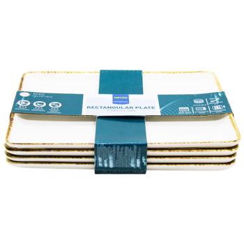 Тарелка Metro Professional Ateo 27х20см 4шт - купить, цены на METRO - фото 1