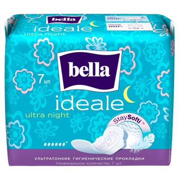 Прокладки гигиенические Bella Ideale Ultra Night Staysofti 7шт - купить, цены на ULTRAMARKET - фото 2