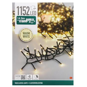 Гірлянда електрична Koopman зовнішня 1152 LED 17,9м теплий білий - купити, ціни на NOVUS - фото 2