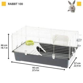 Клітка для гризунів Ferplast Rabbit 100 95х57х46см - купити, ціни на MasterZoo - фото 2