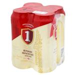 Пиво Перша Приватна Броварня Бочкове світле 4,3% 0,5л х 4шт