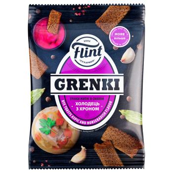 Flint Aspic with Horseradish Flavour Rye Rusks 100g