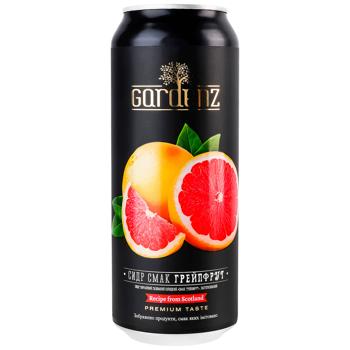 Сидр Gardenz Грейпфрут солодкий 5,4% 0,5л