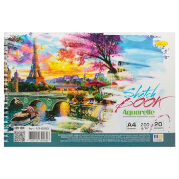 Apelsin Aquarelle Sketchbook A4 20 Sheets - buy, prices for EKO Market - photo 3