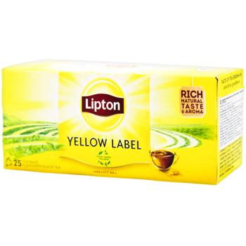 Lipton Yellow Label Black Tea 2g*25pcs - buy, prices for Biotus - photo 1