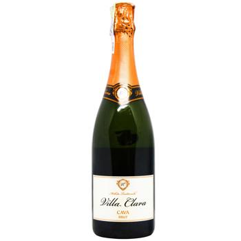 Вино ігристе Villa Clara Cava Brut біле сухе 11,5% 0,75л - купити, ціни на Ідеал - фото 1