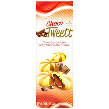 Bogutti Choco Tweett Crunchy Cookies with Chocolate Cream 150g - buy, prices for METRO - photo 2