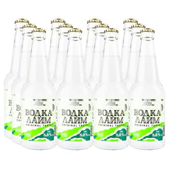 Obolon Vodka Lime Low Alcohol Drink 8% 0.33l - buy, prices for METRO - photo 2