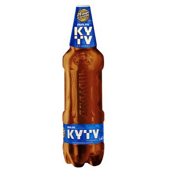 Obolon Kyiv Original Pasteurized Light Beer 4% 1.45l - buy, prices for MegaMarket - photo 1