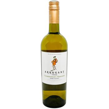 Arrogant Frog Chardonnay-Viognier White Dry Wine 13.5% 0.75l - buy, prices for WINETIME - photo 1