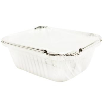 TSM Foil Container with Lid 400ml 3pcs - buy, prices for Vostorg - photo 1