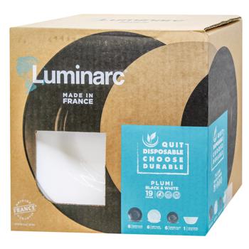 Luminarc Plumi Set of Dishes 19 items