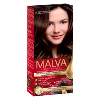 MALVA Color Revive № 142 Black Chocolate Permanent Cream Hair Dye - buy, prices for Biotus - photo 1