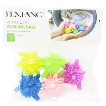 Multi-Colored Washing and Drying Balls 5pcs - buy, prices for COSMOS - photo 1