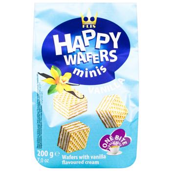 Flis Happy Waffles with Vanilla Filling 200g - buy, prices for - photo 3