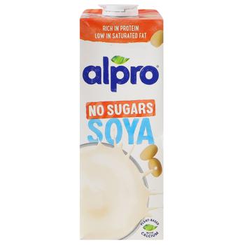 Alpro Sugar-Free Soya Drink with Calcium 3% 1l - buy, prices for NOVUS - photo 2