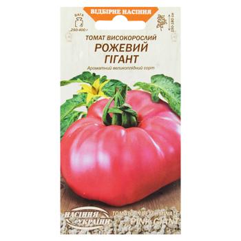 Semena Ukrayny Pink Giant High-growing Tomato Seeds 0.1g - buy, prices for MegaMarket - photo 1