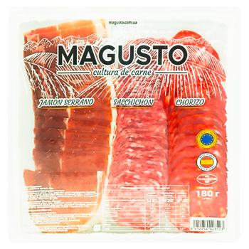 Асорті м'ясне Magusto сиров'ялена 180г - купити, ціни на - фото 1