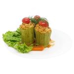 Кабачки фаршированные рисом и мясом