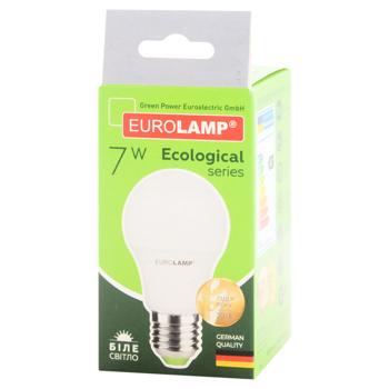 Лампа світлодіодна Eurolamp LED Е27 7W 4000К