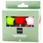 Actuel Star Candles For Cake 6pc