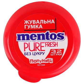 Mentos Pure Fresh Strawberry Chewing Gum 56g - buy, prices for Ideal - photo 3