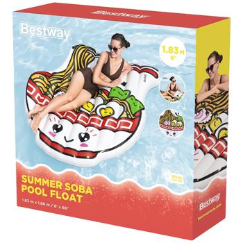 Матрас надувной Bestway Summer Soba 183х168см - купить, цены на Auchan - фото 1