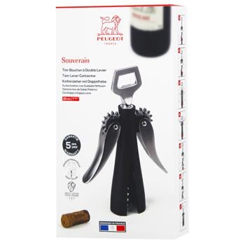 Peugeot Souverain Black Corkscrew 20сm - buy, prices for WINETIME - photo 1