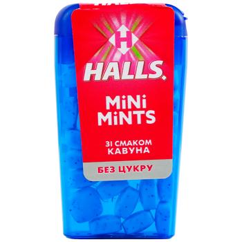 Цукерки Halls Mini Mints зі смаком кавуна 12,5г - купити, ціни на Чудо Маркет - фото 1