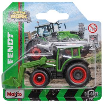 Машинка Maisto Mini Work Machine Tractors with Front Loader в ассортименте - купить, цены на NOVUS - фото 3