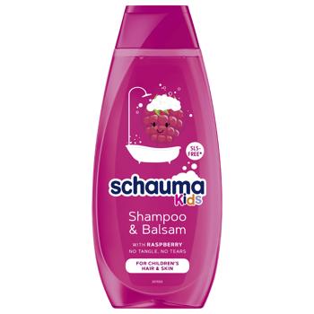 Schauma Kids Shampoo & Balsam with Raspberry 400ml - buy, prices for Ideal - photo 1