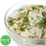 Салат з сирними кульками