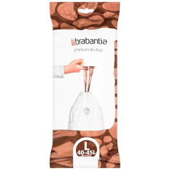 Пакеты для мусора Brabantia черные 60л 20шт