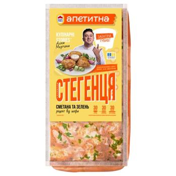 Бедро куриное Наша Ряба Аппетитная Сметана и зелень охлажденное 900г