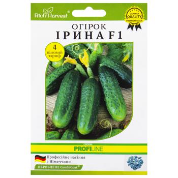 Rich Harvest Cucumber Irina F1 Seed 30pcs - buy, prices for COSMOS - photo 1