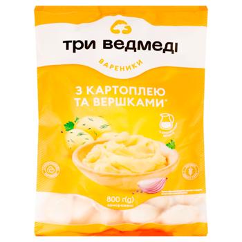 Three Bears Vareniki with Potato and Cream 800g