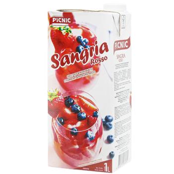 Picnic Sangria Rosso Sweet Red Wine Drink with Strawberry and Orange Juice 7% 1l - buy, prices for Auchan - photo 3