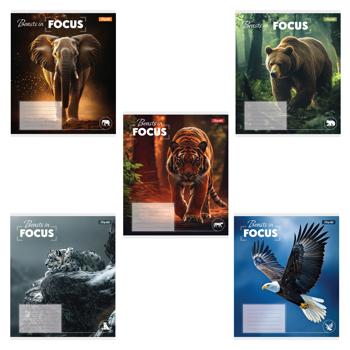 Тетрадь 1 Вересня Beasts in Focus клетка А5 36 листов
