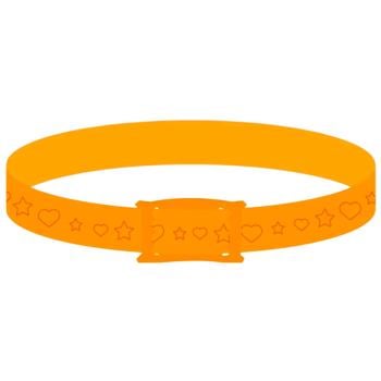 PerFect TRIO Серця-зірки нашийник для собак 35 см - помаранчевий - купити, ціни на MasterZoo - фото 2