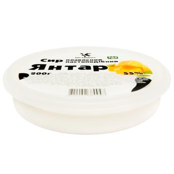 Пивоварова Сир плавлений 55% 200г Янтар пл/у - купити, ціни на Восторг - фото 1