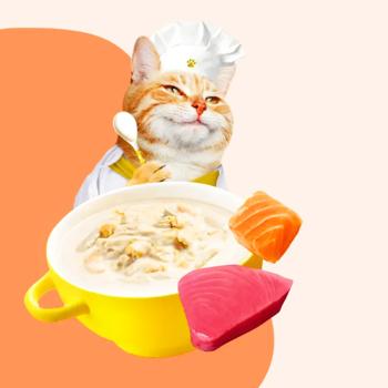 Корм влажный Moochie Сreamy Broths с тунцом и лососем для кошек 40г - купить, цены на MasterZoo - фото 2