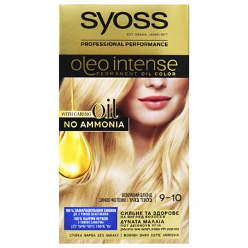 Крем-фарба Syoss Oleo Intense 9-10 Яскравий Блонд - купити, ціни на КОСМОС - фото 2