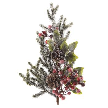 Snowy Branch with Berries 50cm - buy, prices for - photo 1