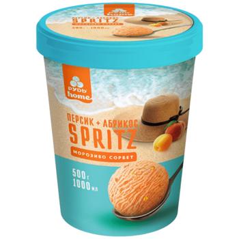 Rud Spritz Peach-Apricot Sorbet Ice Cream 500g - buy, prices for MegaMarket - photo 1