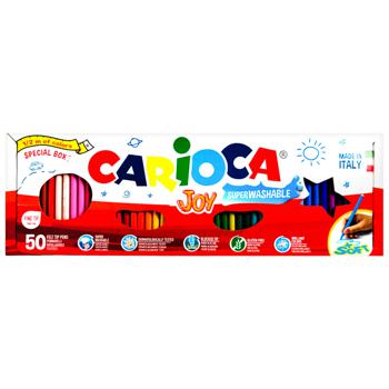 Фломастеры Carioca Joy 50 цветов - купить, цены на METRO - фото 1